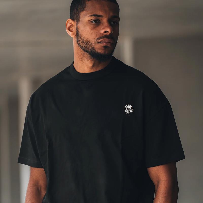 PRiDEorDiE fearless oversize T-Shirt -black